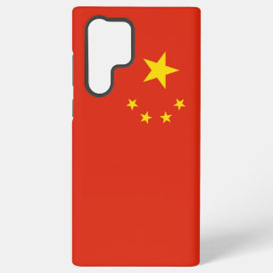 Samsung Galaxy S22 Ultra Hoes met Chinese vlag Hoesje