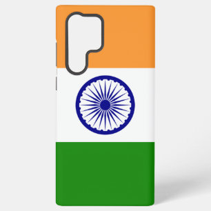 Samsung Galaxy S22 Ultra Hoes met Indiase vlag Hoesje