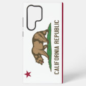 Samsung Galaxy S22 Ultra Hoesje Flag of California (Achterkant)