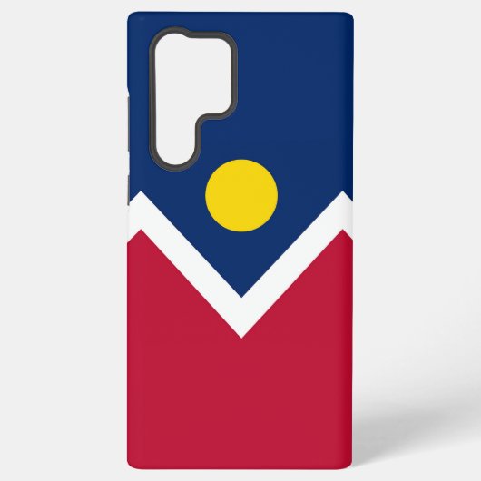 Samsung Galaxy S22 Ultra Hoesje Flag of Denver, VS (Achterkant)