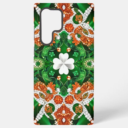 Samsung Galaxy S22 Ultra Hoesje Irish kleuren (Achterkant)