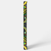 Samsung Galaxy S22 Ultra Hoesje Jamaicaanse kleure (Linkerkant)