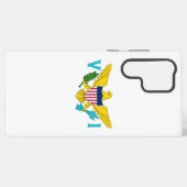 Samsung Galaxy S22 Ultra Hoesje Maagdeneilanden vl (Achterkant horizontaal)