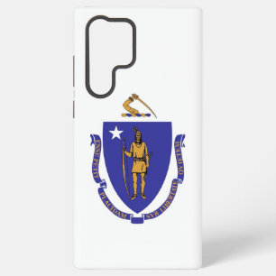 Samsung Galaxy S22 Ultra Hoesje Massachusetts vlag