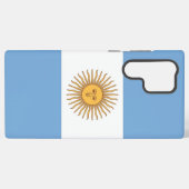 Samsung Galaxy S22 Ultra Hoesje met Argentijnse vl (Achterkant horizontaal)