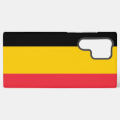 Samsung Galaxy S22 Ultra Hoesje met Belgische vlag (Achterkant horizontaal)