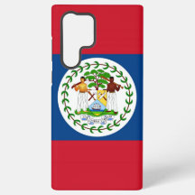 Samsung Galaxy S22 Ultra Hoesje met Belize-vlag