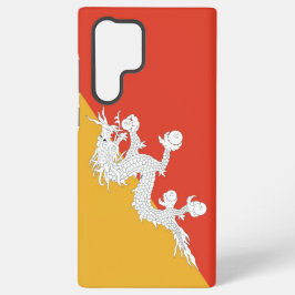 Samsung Galaxy S22 Ultra Hoesje met Bhutan vlag