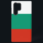 Samsung Galaxy S22 Ultra Hoesje met Bulgaarse vlag<br><div class="desc">Verbeter uw Samsung Galaxy S22 Ultra met onze exclusieve telefoonhoes met de Bulgaarse vlag! Deze telefoonhoes is vervaardigd met nauwgezette aandacht voor detail en toont met trots het iconische ontwerp van de Bulgaarse vlag. De vlag heeft drie horizontale banden van wit, groen en rood, met het nationale wapen aan de...</div>