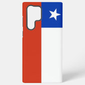 Samsung Galaxy S22 Ultra Hoesje met Chileense vlag (Achterkant)
