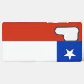 Samsung Galaxy S22 Ultra Hoesje met Chileense vlag (Achterkant horizontaal)