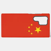 Samsung Galaxy S22 Ultra Hoesje met Chinese vlag (Achterkant horizontaal)
