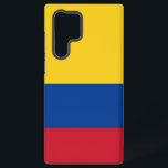 Samsung Galaxy S22 Ultra Hoesje met Colombiaanse v<br><div class="desc">Transformeer uw Samsung Galaxy S22 Ultra met onze exclusieve telefoonhoes met de vlag van Colombia! Deze telefoonhoes is vervaardigd met nauwgezette aandacht voor detail en toont met trots het levendige ontwerp van de Colombiaanse vlag. De vlag bestaat uit drie horizontale strepen: geel, blauw en rood, met de gele streep de...</div>
