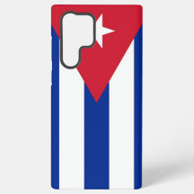 Samsung Galaxy S22 Ultra Hoesje met Cuba vlag
