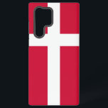 Samsung Galaxy S22 Ultra Hoesje met Deense vlag<br><div class="desc">Transformeer uw Samsung Galaxy S22 Ultra met onze exclusieve telefoonhoes met de Deense vlag! Deze telefoonhoes is vervaardigd met nauwgezette aandacht voor detail en toont met trots het iconische ontwerp van de Deense vlag, met een rode achtergrond met een wit Scandinavisch kruis. Het symboliseert de rijke geschiedenis, het culturele erfgoed...</div>