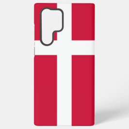 Samsung Galaxy S22 Ultra Hoesje met Deense vlag