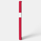 Samsung Galaxy S22 Ultra Hoesje met Deense vlag (Linkerkant)