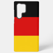 Samsung Galaxy S22 Ultra Hoesje met Duitse vlag (Achterkant)
