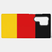 Samsung Galaxy S22 Ultra Hoesje met Duitse vlag (Achterkant horizontaal)