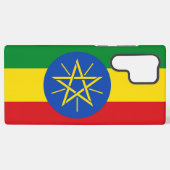 Samsung Galaxy S22 Ultra Hoesje met Ethiopische vl (Achterkant horizontaal)