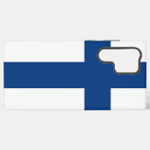 Samsung Galaxy S22 Ultra Hoesje met Finse vlag (Achterkant horizontaal)