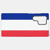 Samsung Galaxy S22 Ultra Hoesje met Franse vlag (Achterkant horizontaal)