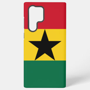 Samsung Galaxy S22 Ultra Hoesje met Ghanese vlag