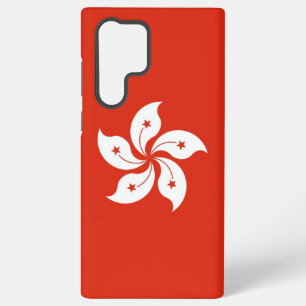 Samsung Galaxy S22 Ultra Hoesje met Hong Kong vlag