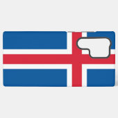 Samsung Galaxy S22 Ultra Hoesje met IJslandse vlag (Achterkant horizontaal)
