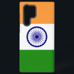 Samsung Galaxy S22 Ultra Hoesje met Indiase vlag<br><div class="desc">Voeg een vleugje Indiase trots toe aan je Samsung Galaxy S22 Ultra met onze exclusieve cover met de Indiase vlag! Deze cover is vervaardigd met zorgvuldige aandacht voor detail en is meer dan alleen maar een beschermend accessoire; het is een ode aan het Indiase erfgoed en de culturele rijkdom. Het...</div>