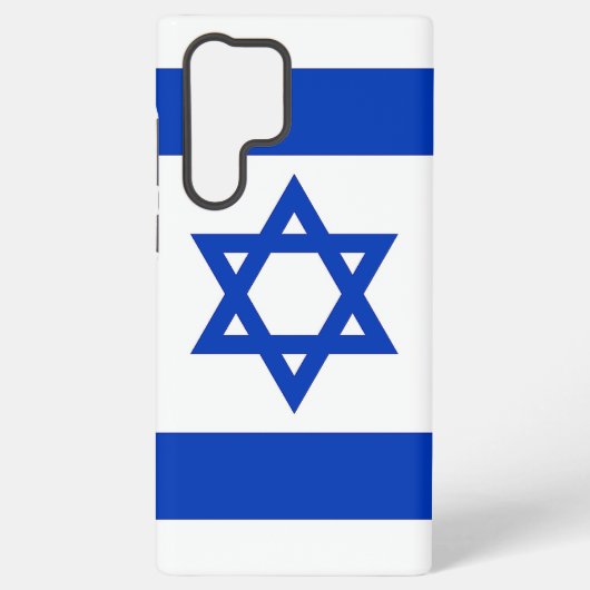 Samsung Galaxy S22 Ultra Hoesje met Israëlische vl (Achterkant)
