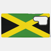 Samsung Galaxy S22 Ultra Hoesje met Jamaica vlag (Achterkant horizontaal)