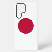 Samsung Galaxy S22 Ultra Hoesje met Japanse vlag (Achterkant)