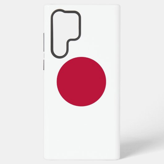 Samsung Galaxy S22 Ultra Hoesje met Japanse vlag (Achterkant)