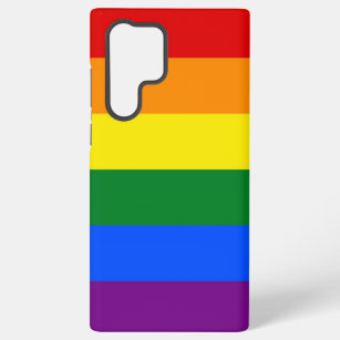 Samsung Galaxy S22 Ultra Hoesje met LGBT-vlag