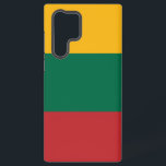 Samsung Galaxy S22 Ultra Hoesje met Litouwse vlag<br><div class="desc">Bescherm uw Samsung Galaxy S22 Ultra in stijl met ons exclusieve hoesje met de vlag van Litouwen! Deze telefoonhoes is gemaakt met precisie en aandacht voor detail en is meer dan alleen een beschermend accessoire - het is een trotse viering van het erfgoed en de culturele trots van Litouwen. De...</div>