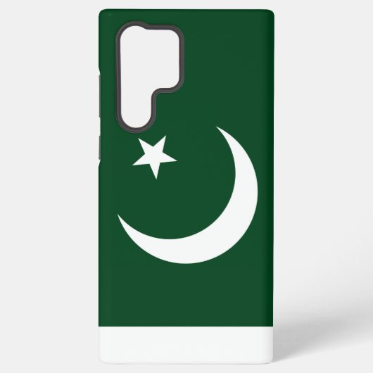 Samsung Galaxy S22 Ultra Hoesje met Pakistaanse vl (Achterkant)