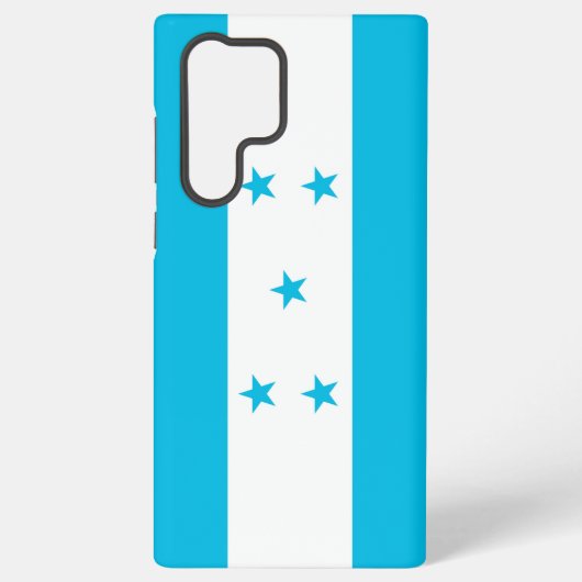 Samsung Galaxy S22 Ultra Hoesje met vlag van Hondu (Achterkant)