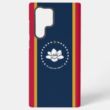 Samsung Galaxy S22 Ultra Hoesje, Mississippi vlag