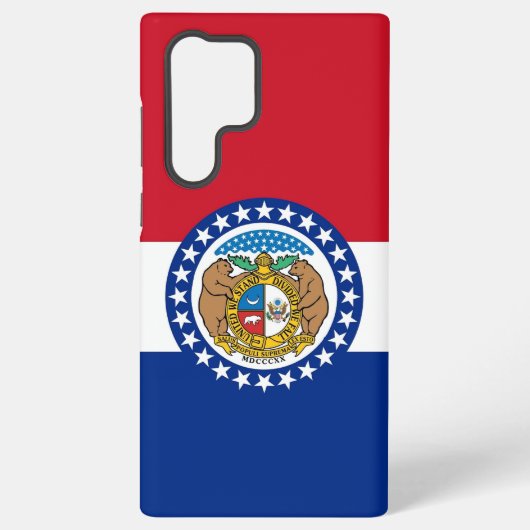 Samsung Galaxy S22 Ultra Hoesje Missouri vlag (Achterkant)
