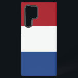 Samsung Galaxy S22 Ultra Hoesje Nederlandse vlag<br><div class="desc">Introductie van onze Samsung Galaxy S22 Ultra cover met de Nederlandse vlag, ontworpen om bescherming te combineren met een viering van het Nederlandse erfgoed. Deze cover, die met veel aandacht voor details is vervaardigd, toont trots de iconische driekleur van rood, wit en blauw, die de geschiedenis, cultuur en nationale identiteit...</div>