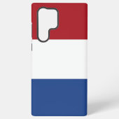 Samsung Galaxy S22 Ultra Hoesje Nederlandse vlag (Achterkant)