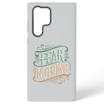 Samsung Galaxy S22 Ultra Hoesje 'Nergens Angst Voo