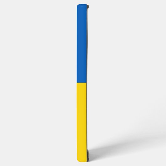 Samsung Galaxy S22 Ultra Hoesje Oekraïense vlag (Linkerkant)