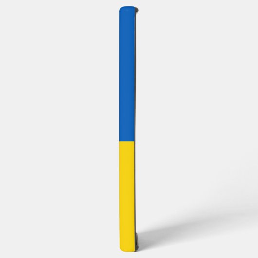 Samsung Galaxy S22 Ultra Hoesje Oekraïense vlag (Linkerkant)