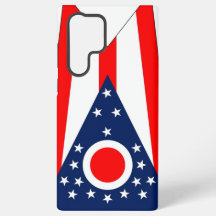 Samsung Galaxy S22 Ultra Hoesje Ohio vlag