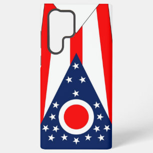 Samsung Galaxy S22 Ultra Hoesje Ohio vlag