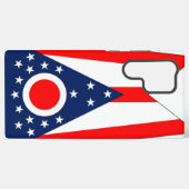 Samsung Galaxy S22 Ultra Hoesje Ohio vlag (Achterkant horizontaal)