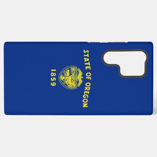 Samsung Galaxy S22 Ultra Hoesje Oregon vlag (Achterkant horizontaal)