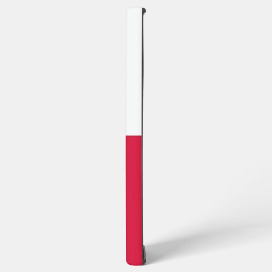 Samsung Galaxy S22 Ultra Hoesje Poolse vlag (Linkerkant)